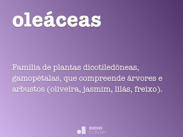 oleáceas