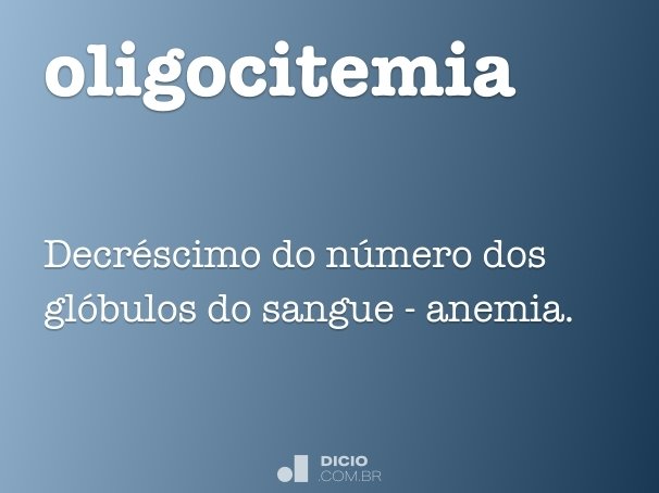 oligocitemia