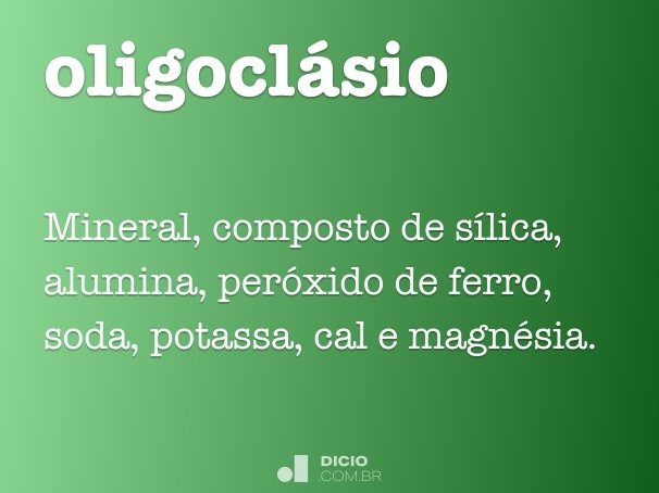 oligoclásio