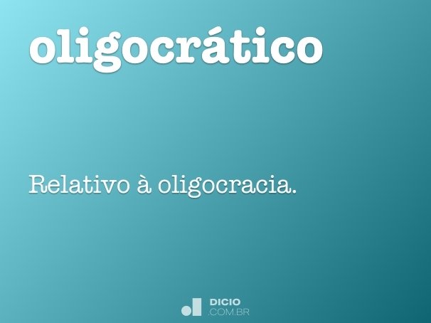 oligocrático