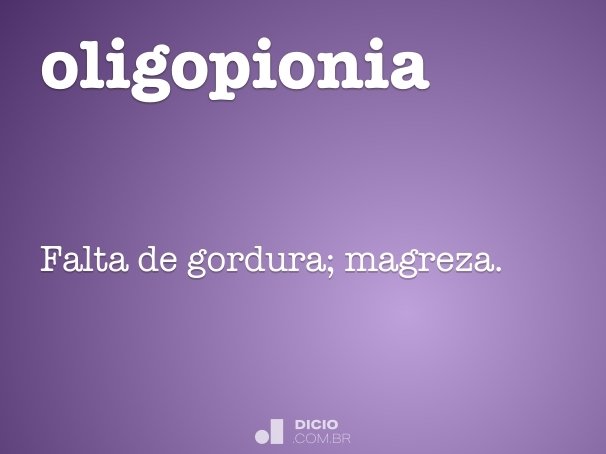 oligopionia