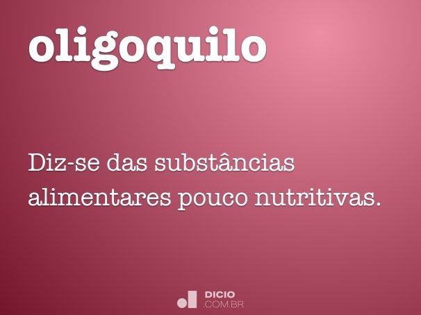 oligoquilo