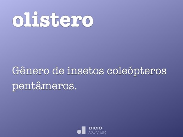 olistero