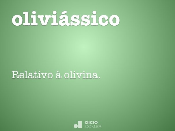 oliviássico