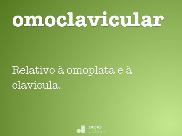 omoclavicular