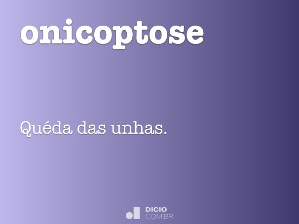 onicoptose
