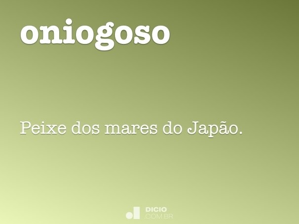 oniogoso