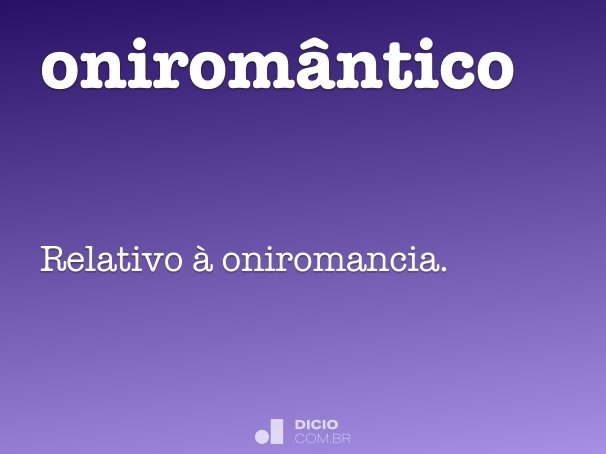 oniromântico