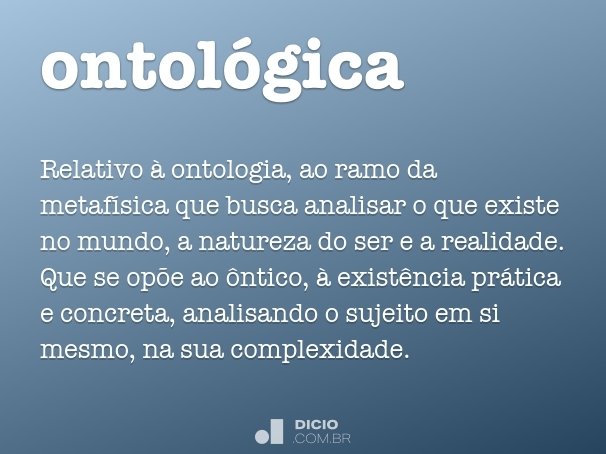 ontológica