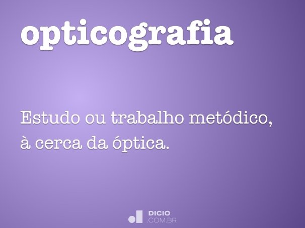 opticografia