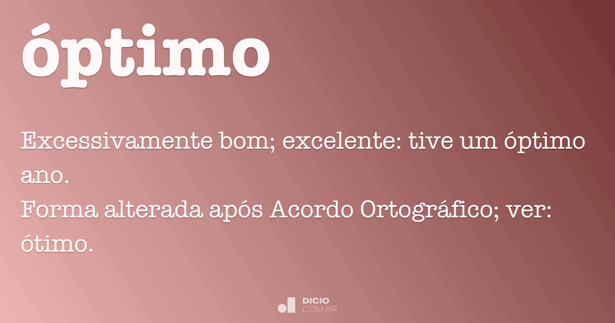 Óptimo Dicio, Dicionário Online de Português