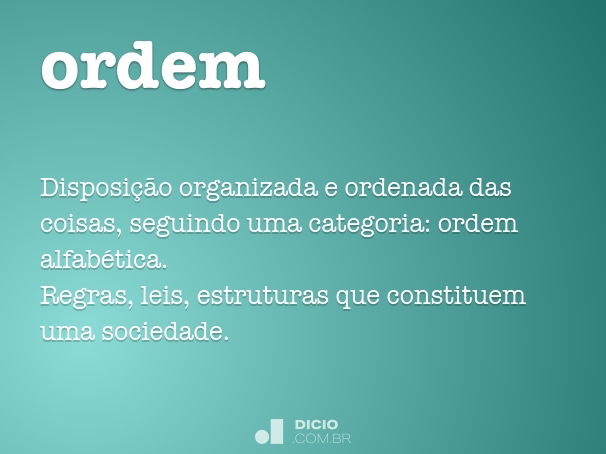 ordem