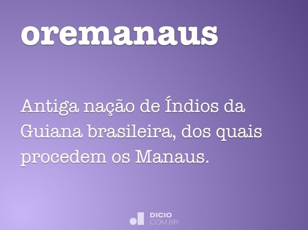 oremanaus
