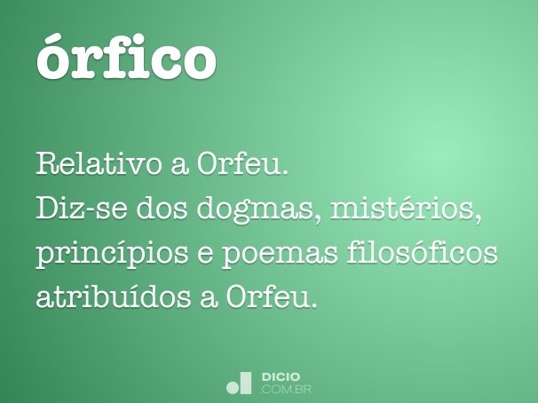 órfico