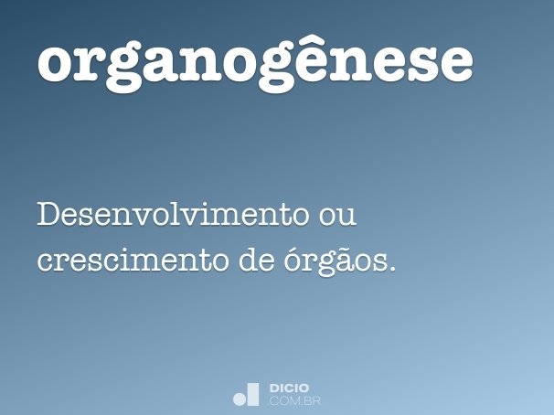 organogênese