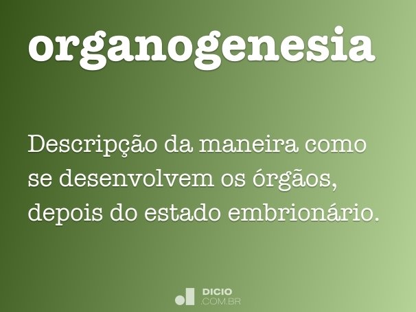 organogenesia