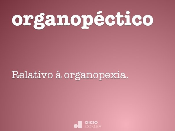 organopéctico