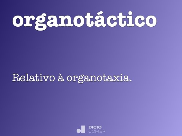 organotáctico