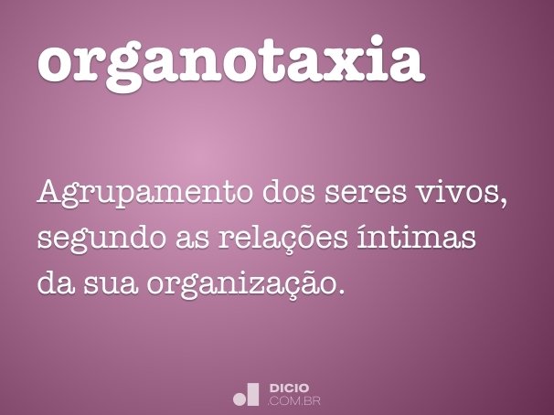 organotaxia