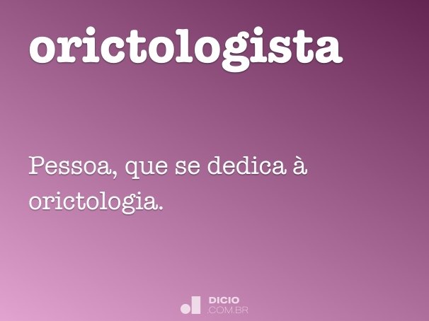 orictologista