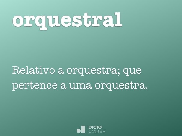 orquestral