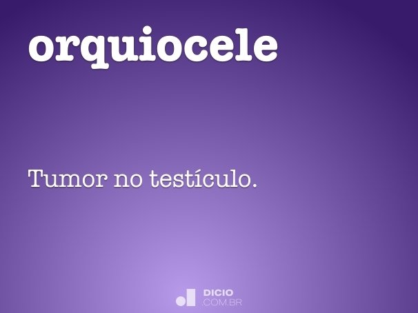 orquiocele