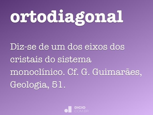 ortodiagonal