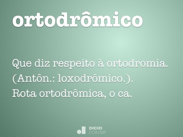 ortodrômico