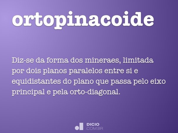 ortopinacoide