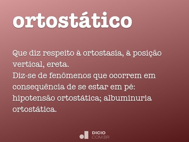 ortostático