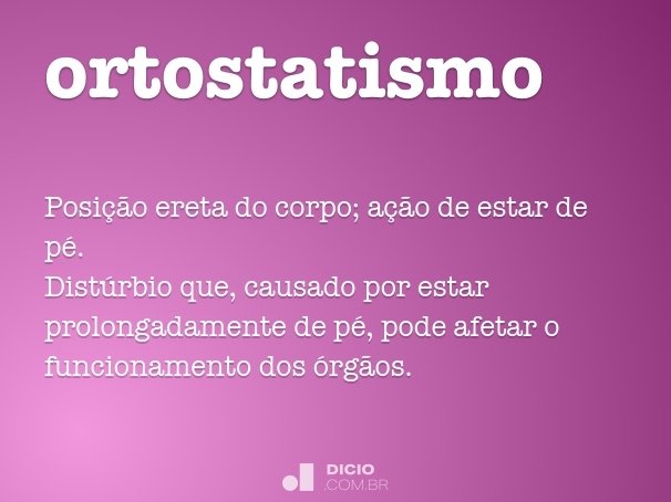 ortostatismo