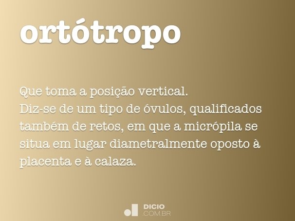ortótropo