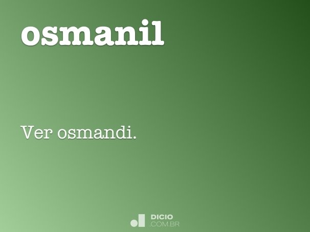 osmanil