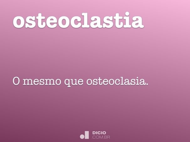 osteoclastia