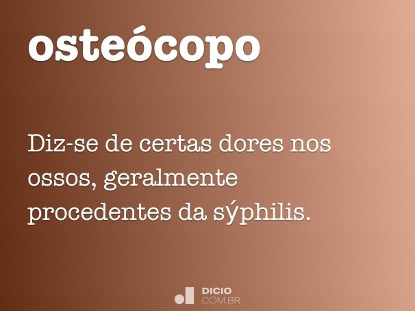 osteócopo