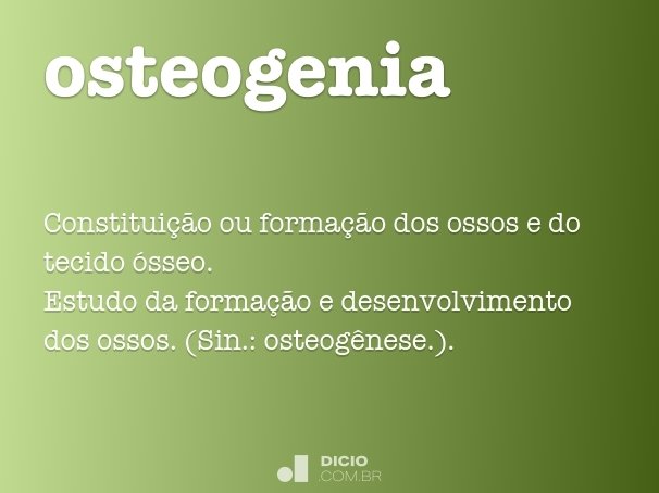 osteogenia