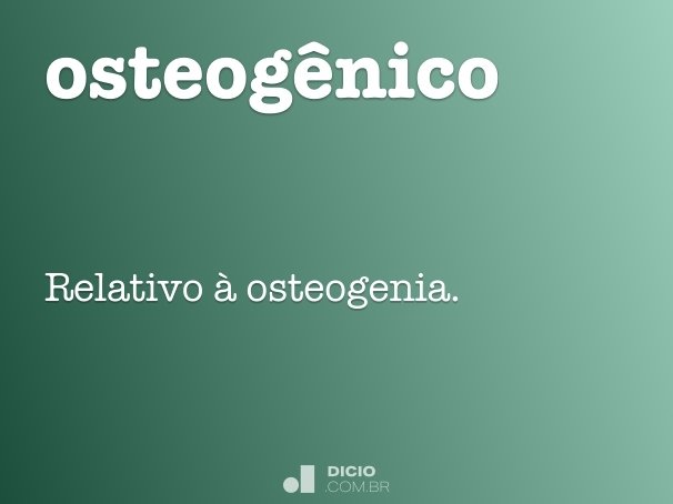 osteogênico