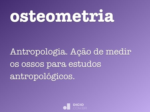 osteometria