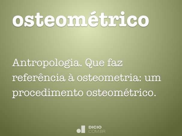 osteométrico