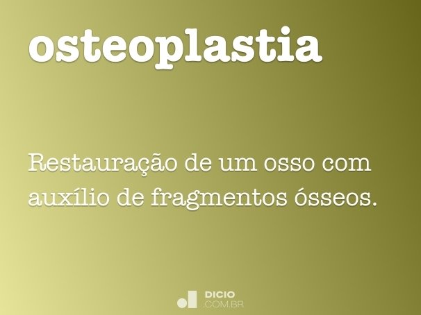 osteoplastia