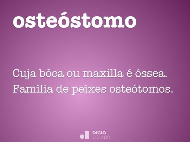 osteóstomo