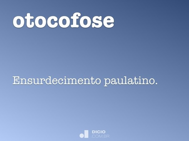 otocofose