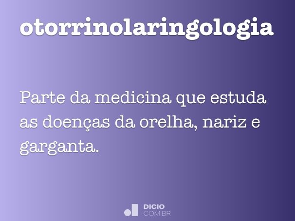 otorrinolaringologia