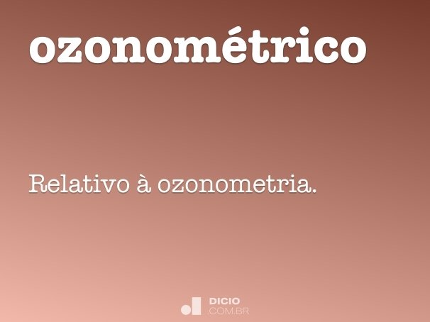 ozonométrico
