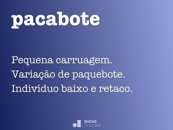 pacabote