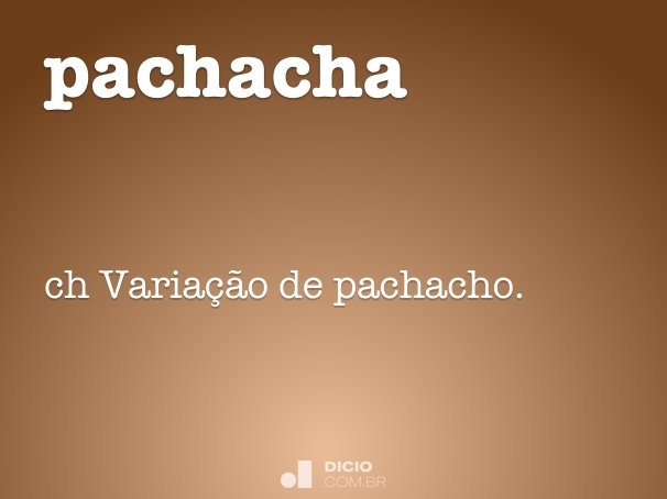 pachacha