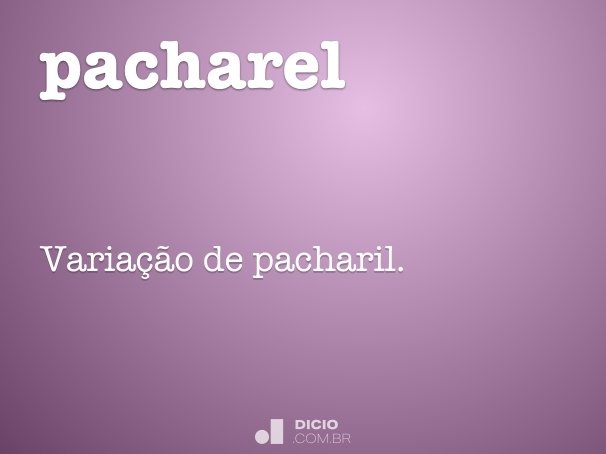 pacharel