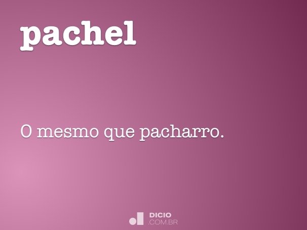 pachel