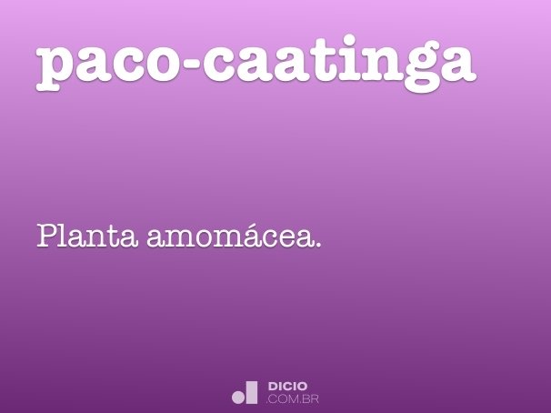paco-caatinga