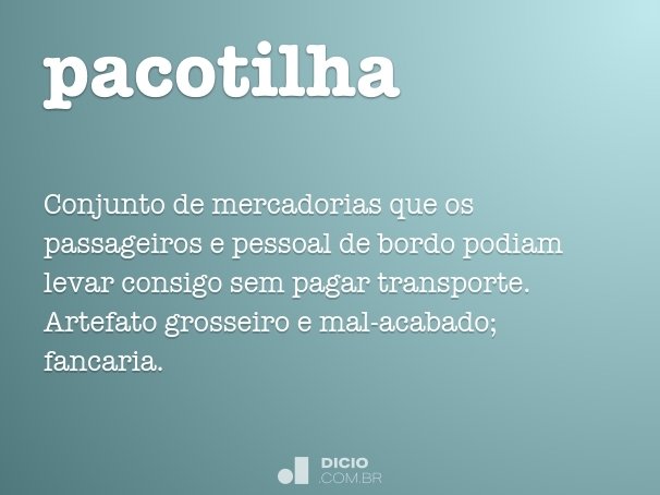 pacotilha